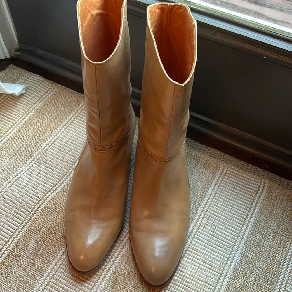 PIERRE CARDIN Men’s Vintage Tan Boots 1227